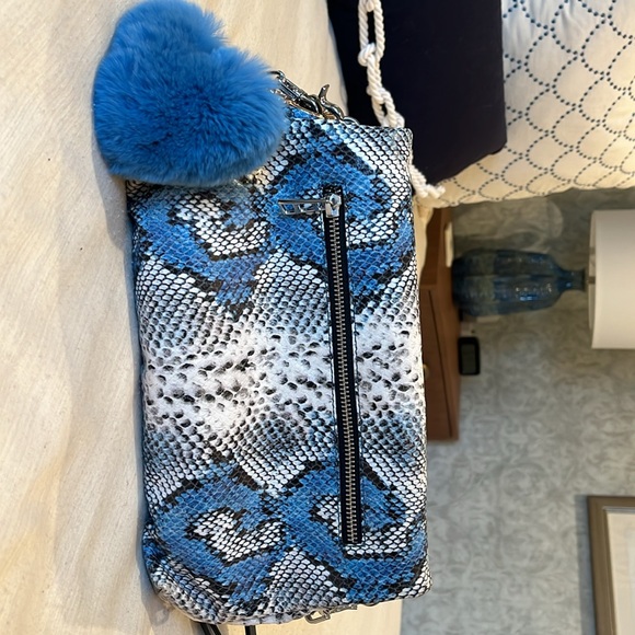 Zadig & Voltaire snakeskin chain bag - Picture 2 of 5